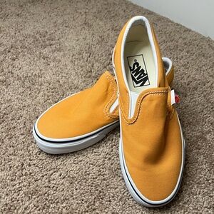 Vans Classic Slip-On Shoes - Golden Nugget and True White